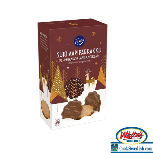 Fazer Suklaapiparkakku Chocolate Covered Gingerbread Cookies, 6.17oz