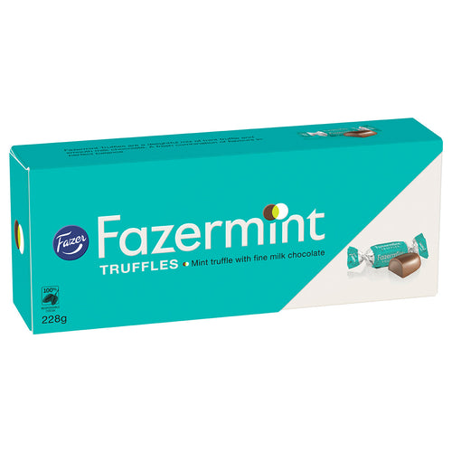 Fazer Fazermint Mint Truffle with Milk Chocolate Box, 8.04oz