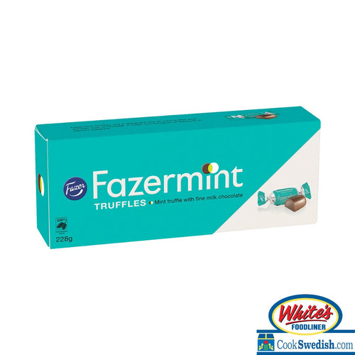 Fazer Fazermint Mint Truffle with Milk Chocolate Box, 8.04oz