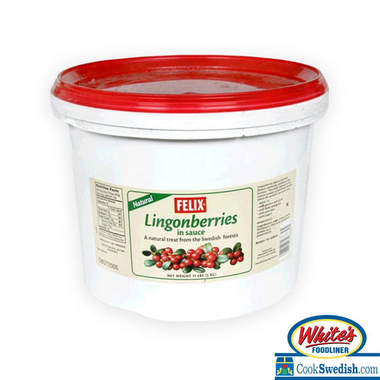 Felix Lingonberries, 11lb Tub