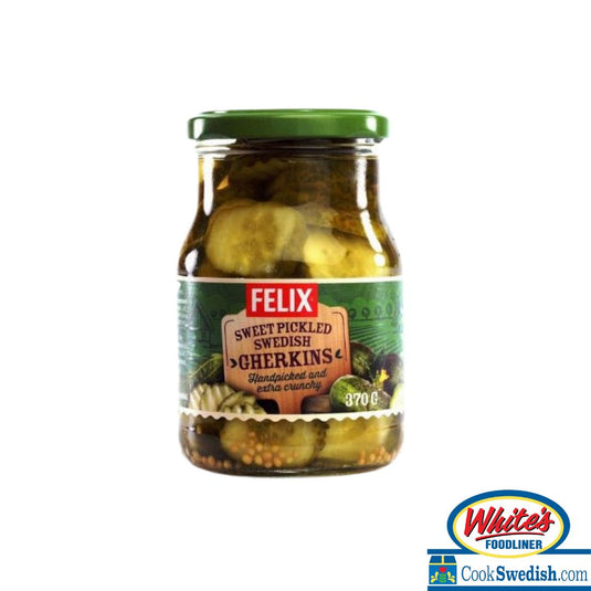 Felix Sweet Pickled Swedish Gherkins, 13oz