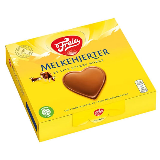 Freia Melkehjerter - Heart Shaped Chocolate, 4.6 oz