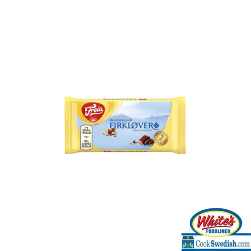 Freia MINI Firklover - Milk Chocolate Bar w/ Hazelnuts, .84oz