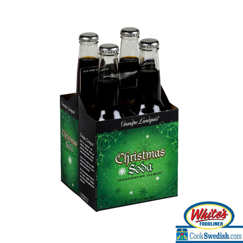 Grandpa Lundquist Christmas Soda, 4/Pk 12oz Bottles