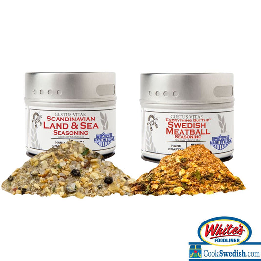 Gustus Vitae Swedish Seasoning Set (1 Meatball, 1 Land/Sea)