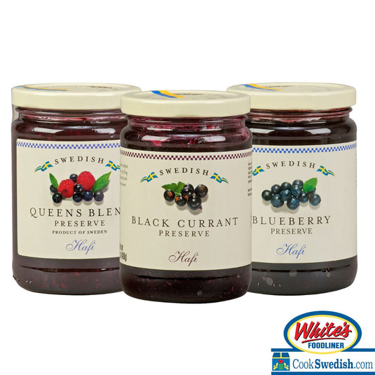Hafi Black Currant, Blueberry, & Queens Blend Preserves Trio