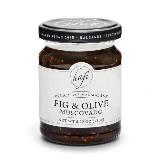 Hafi Fig & Olive Muscovado Marmalade Jar, 5.29oz