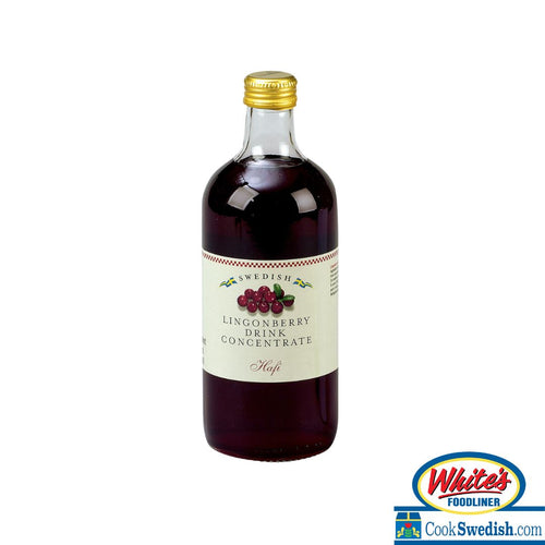 Hafi Lingonberry Drink Concentrate (Saft) Bottle, 17oz