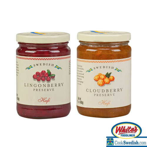 Hafi Lingonberry & Cloudberry Preserves Duo