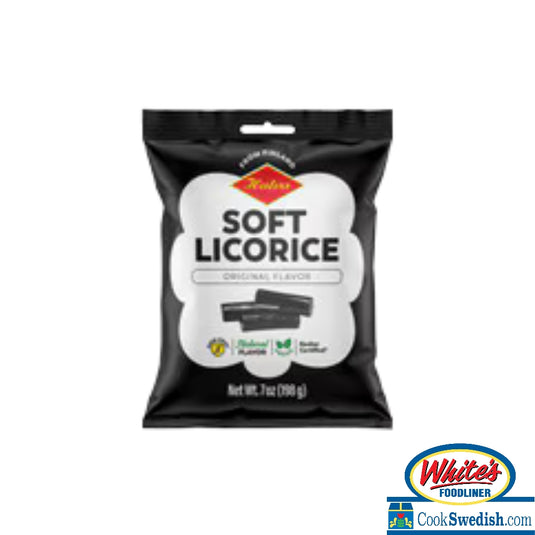 Halva Black Soft Licorice Bag, 7oz