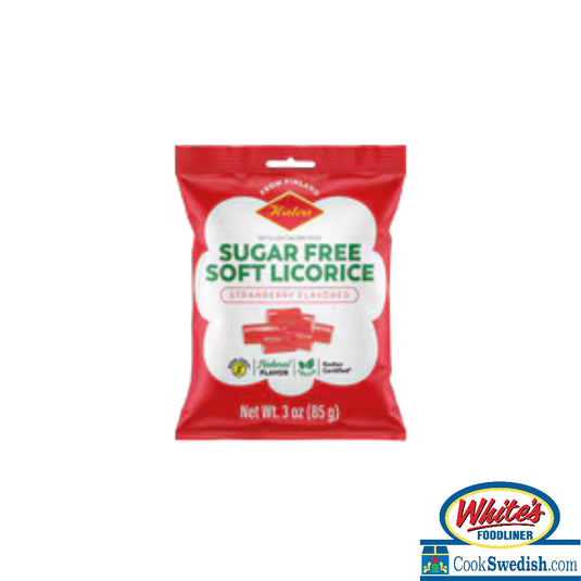 Halva SUGAR FREE Strawberry Licorice Bag, 3oz
