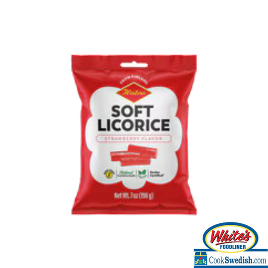 Halva Strawberry Soft Licorice Bag, 7oz