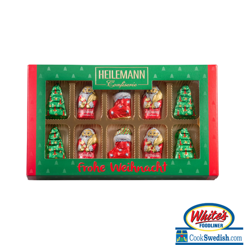 Heilemann Assorted Chocolate Christmas Figures Gift Box – 3.5 oz