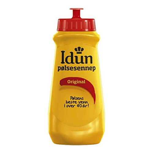 Idun Mustard Squeeze Bottle, 490g