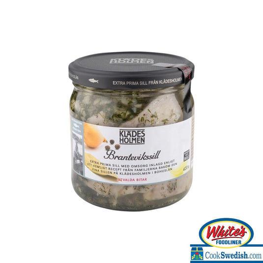 Kladesholmen Brantevikssill Herring Tidbits, 8.8oz