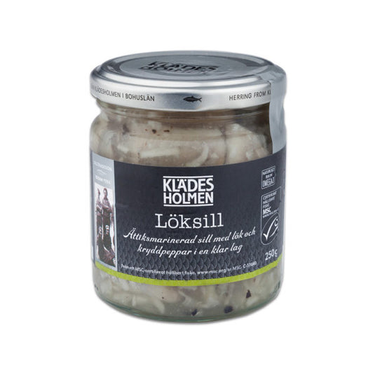 Kladesholmen Herring Tidbits with Loksill (Onion), 8.8oz