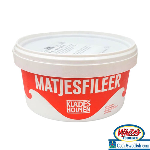 Kladesholmen Matjes Herring Filets Pail (Red), 4.4lb