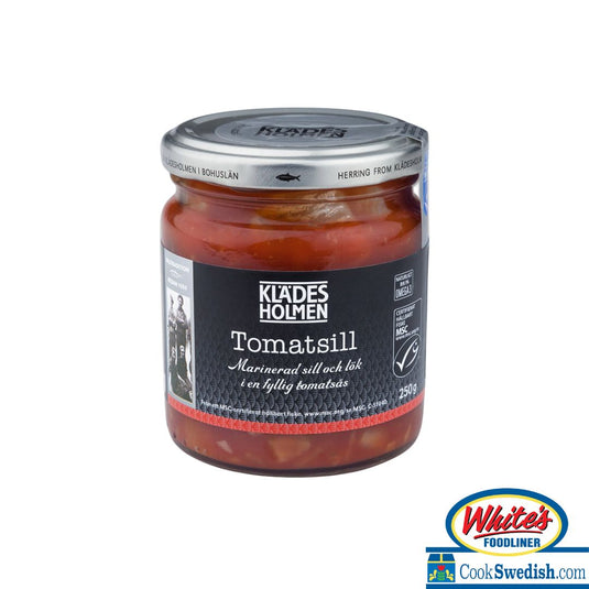 Kladesholmen Herring Tidbits in Tomatsill (Tomato Sauce), 8.82oz