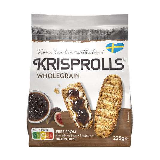 Krisprolls Wholegrain, 7.9oz