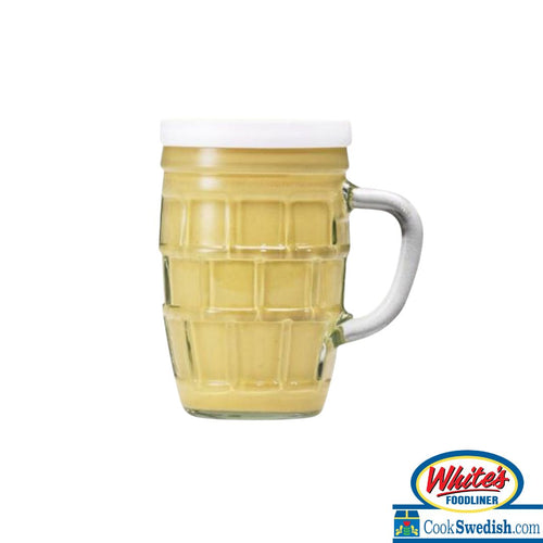 Kuhne Medium-Hot Mustard in Stein, 8.7oz
