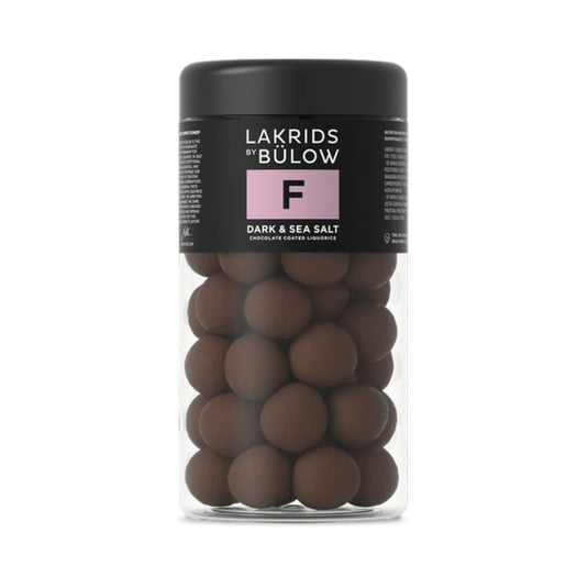 Lakrids by Bulow - Dark & Sea Salt Chocolate Coated Licorice, 10.41oz