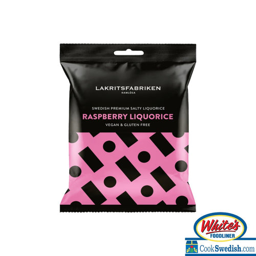 Lakritsfabriken Raspberry Licorice Bag, 3.53oz