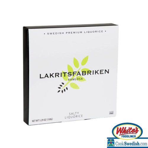 Lakritsfabriken Salty Licorice Large Box, 5.29oz