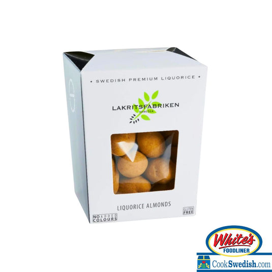 Lakritsfabriken Salty Licorice Almonds, 5.2oz