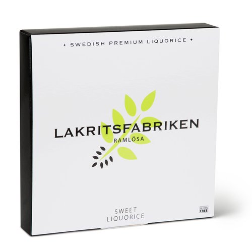 Lakritsfabriken SWEET Licorice Large Box, 5.29oz