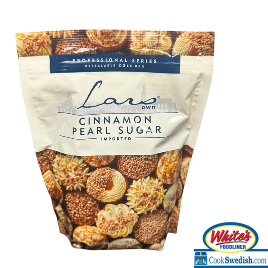 Lars Own Professional Series Cinnamon Pearl Sugar 2.5LB Resealable Bag