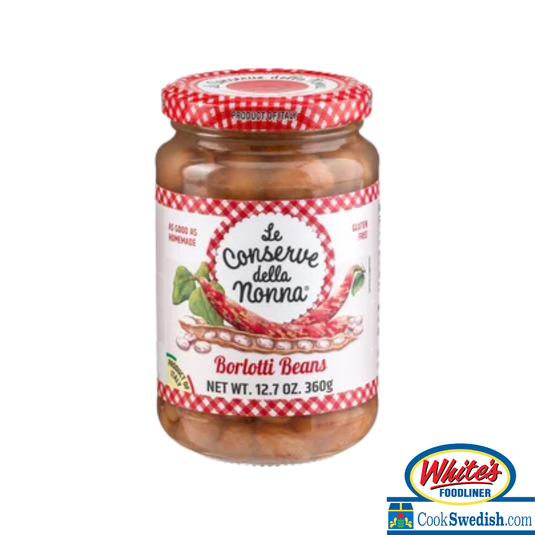 Le Conserve Della Nonna Borlotti Beans – 12.7 oz (360 g)
