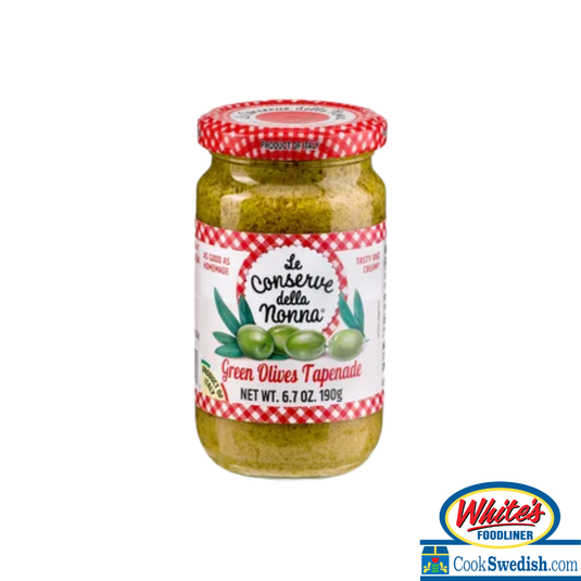 Le Conserve Della Nonna Green Olive Tapenade – 6.7 oz (190 g)