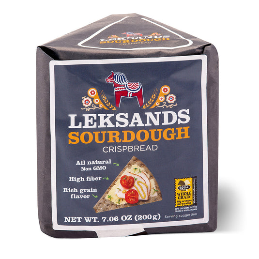 Leksands Sourdough Crispbread Wedges, 6.7oz