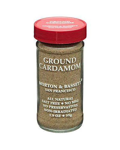 Morton & Bassett Ground Cardamom, 1.9oz