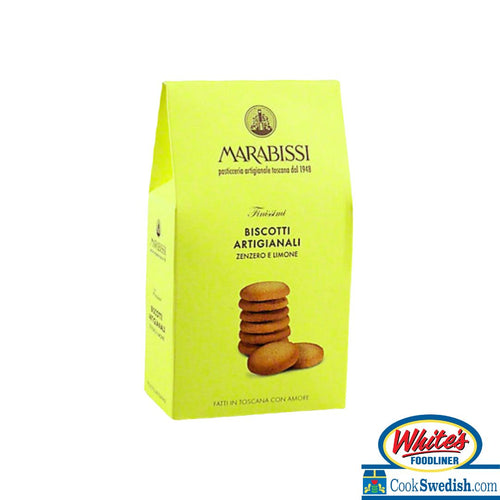 Marabissi Tuscan Ginger & Lemon Cookies in Yellow Box, 7.05oz