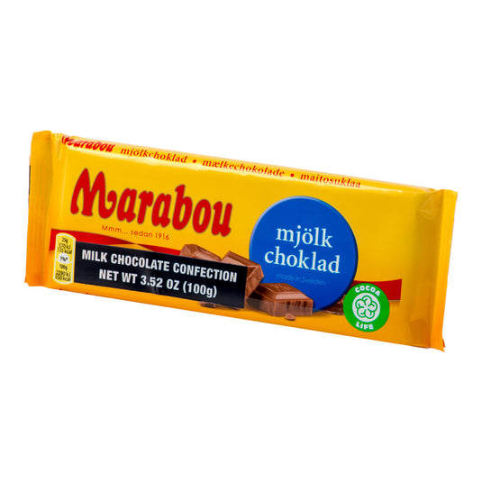 Marabou Milk Chocolate Bar, 3.52oz