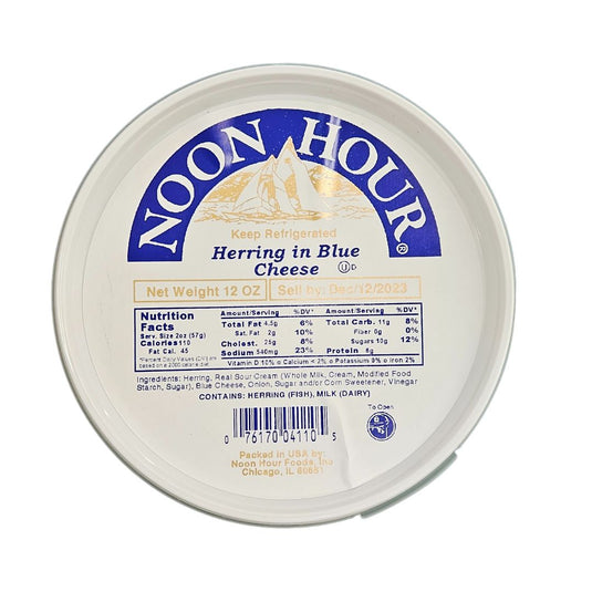 Noon Hour Herring in Creamy Blue Cheese, 12oz