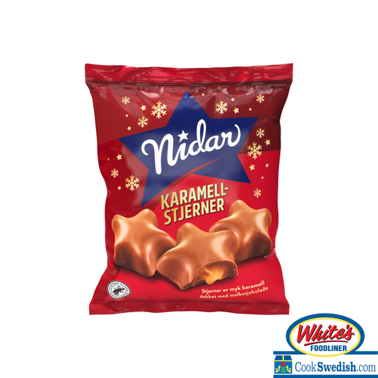 Nidar Milk Chocolate Stars with Soft Caramel 183g
