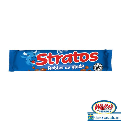 Nidar Stratos Milk Chocolate With Bubbles Bar, 42g