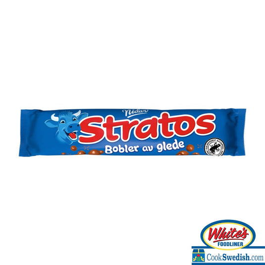 Nidar Stratos Milk Chocolate With Bubbles Bar, 42g