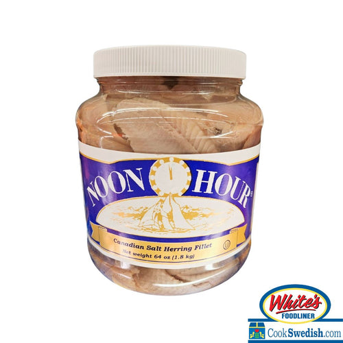 Noon Hour Canadian Salt Herring Fillets, 64oz