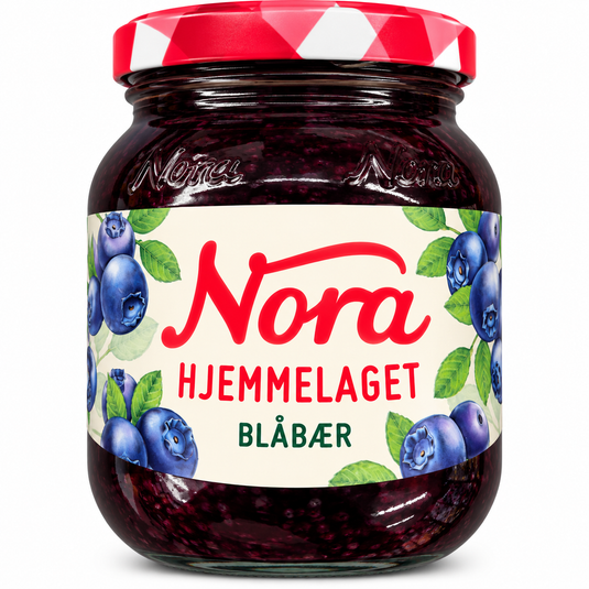 Nora Hjemmelaget Blåbær Blueberry Jam