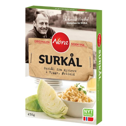 Nora Surkål Norwegian Sauerkraut – 450 g