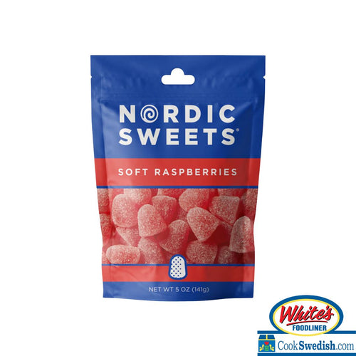 Nordic Sweets Soft Raspberries, 5oz