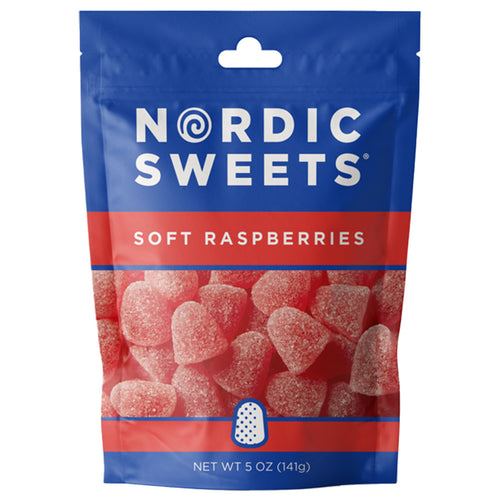 Nordic Sweets Soft Raspberries, 5oz