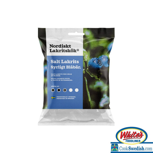 Nordiskt Lakritskok Salt Licorice - Sour Blueberry, 4.23oz