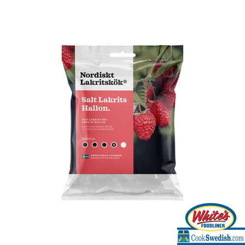 Nordiskt Lakritskok Salt Licorice - Raspberry, 4.23oz