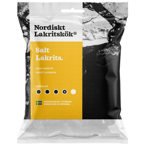 Nordiskt Lakritskok Salt Licorice, 4.23oz