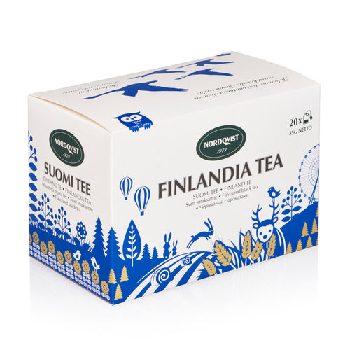 Nordqvist Finlandia Blueberry Flavored Black Tea Bags, 1.23oz