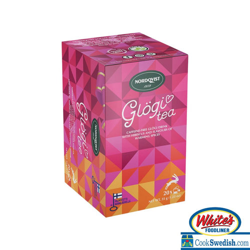 Nordqvist Hot & Cold Brew Glogi Tea Bags, 20pc Box
